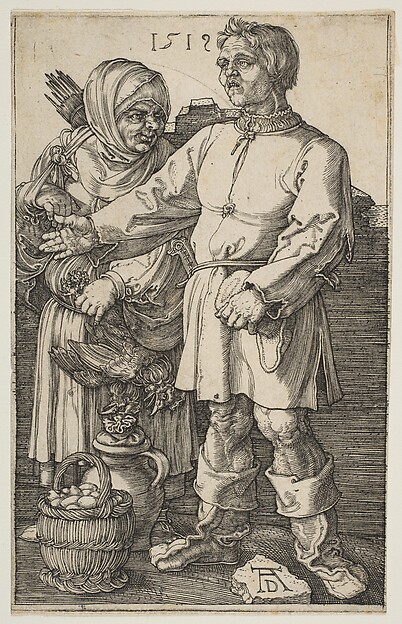 Albrecht Dürer, The Peasant Couple at Market