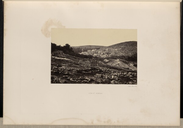 Francis Frith, View at Hebron