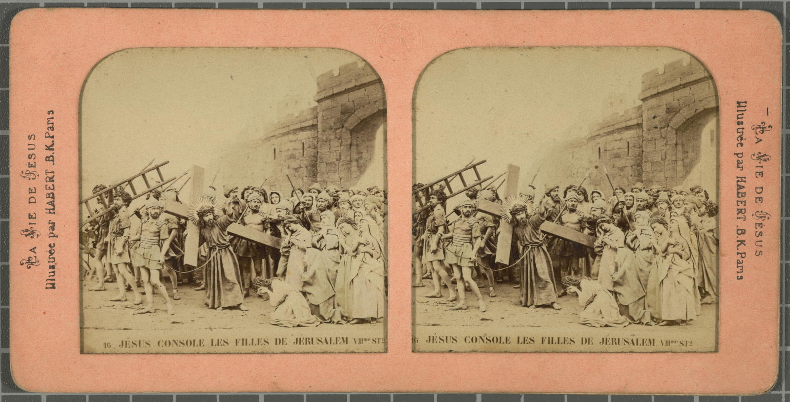 Desconegut, 16- Jésus the daughters of Jerusalem VIIIe.St. Justification of the title, title inscribed B.K.