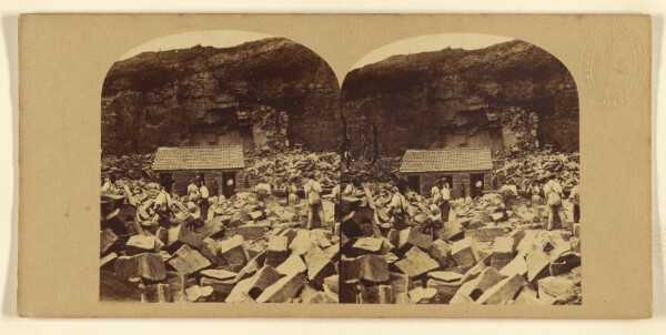 London Stereoscopic and Photographic Company, Stone Quarries near Newport, Monmouthshire.