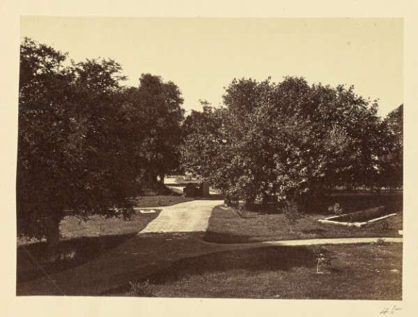 Unknown, [Park with Unpaved Pathways, India]