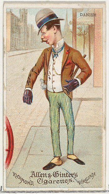 Allen & Ginter, Danish, from World's Dudes series (N31) for Allen & Ginter Cigarettes