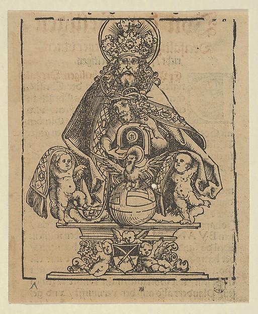 Lucas Cranach the Elder, Reliquary with the Trinity, from "Wittenberg Reliquaries"