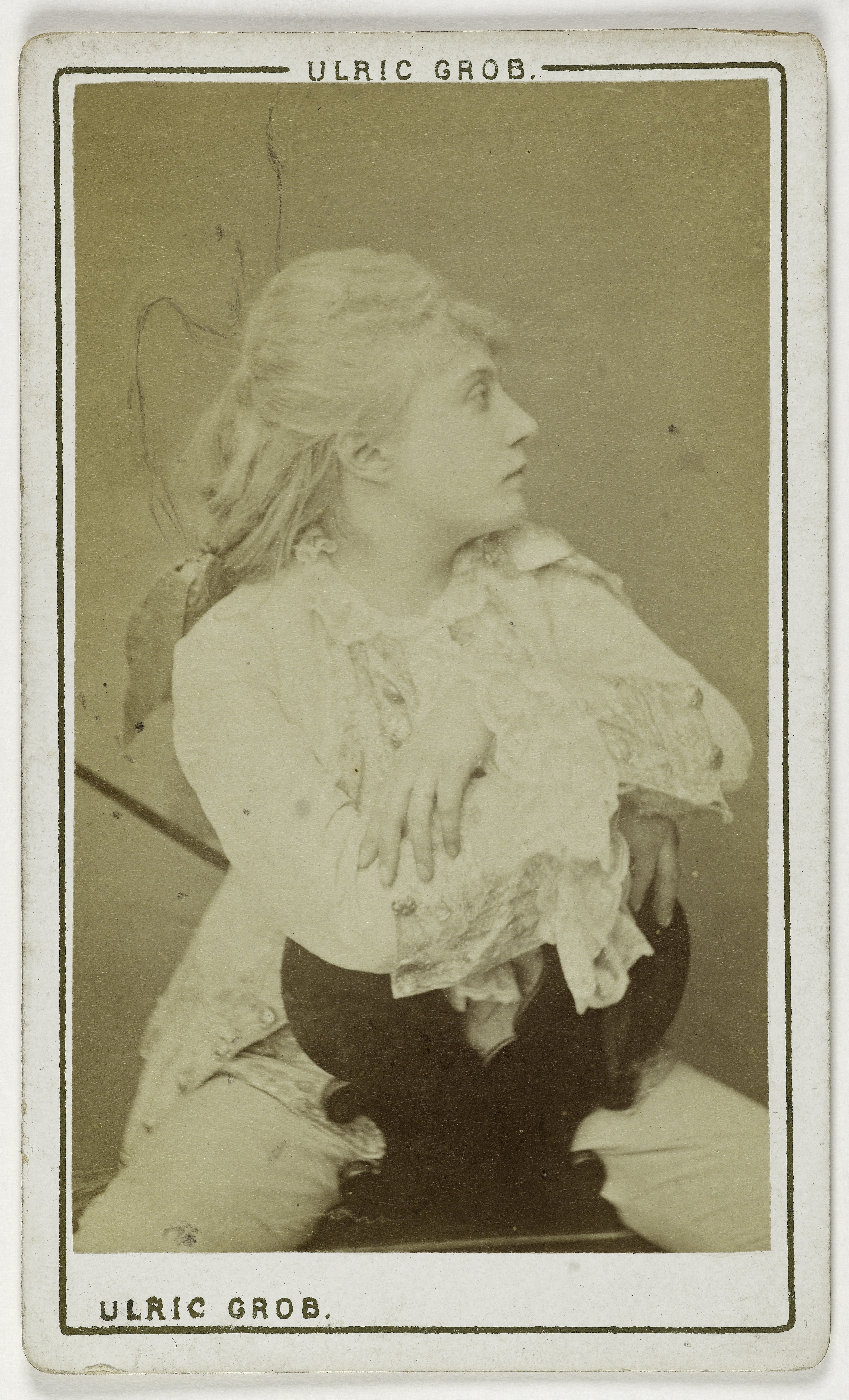 Ulric Grob, Portrait de Mademoiselle Gilles ou Giesz, (actrice)