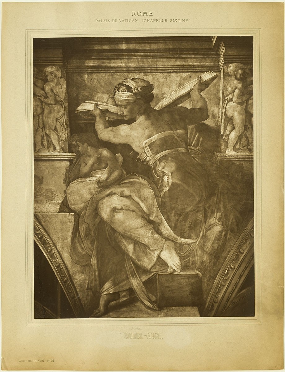 Adolphe Braun, Rome - Palais du Vatican (Chapelle Sixtine) - Michel-Ange