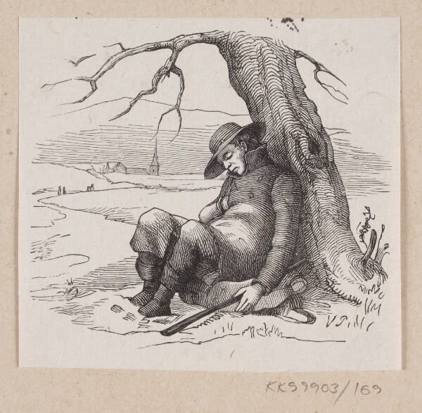 H.P. Hansen, Illustration til "Under Piletræet" i H.C. Andersen, "Eventyr og Historier", Bind 2
