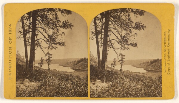 Timothy H. O'Sullivan, Lagunas Caballo, or Horse Lakes, 14 miles, N.W. from Tierra Amarilla, New Mexico. The waters of the lakes is strongly mineral...