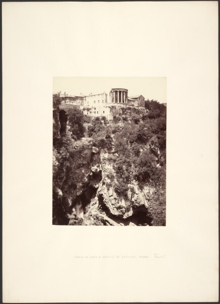 Giorgio Sommer, Temple of Vesta and Grotto of Neptune