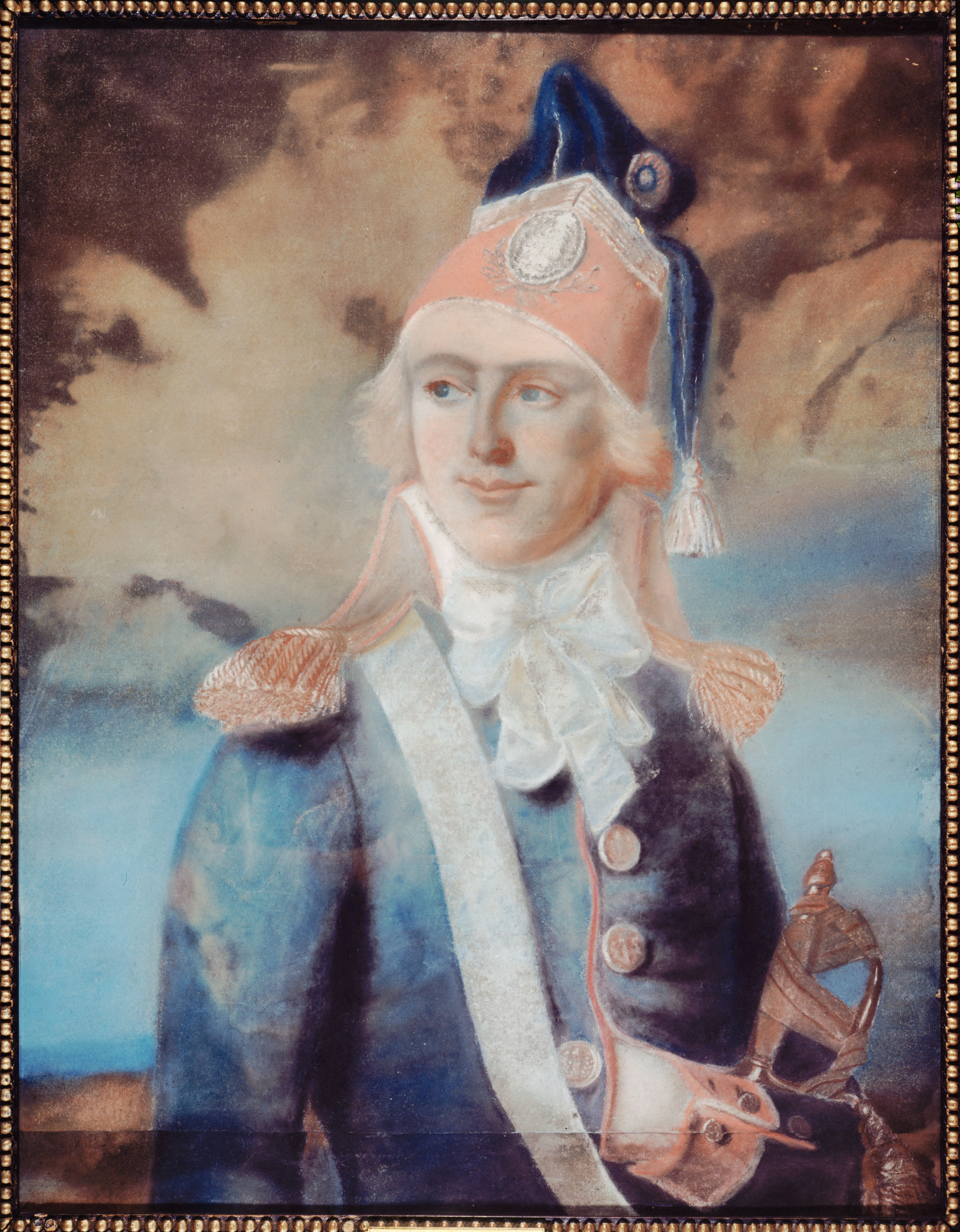 Anonyme, Portrait d'un officier de volontaires