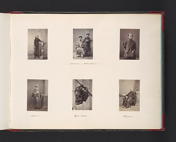 John Thomson, Anamese, Cochinchina; Solomon; Dyak Skull
