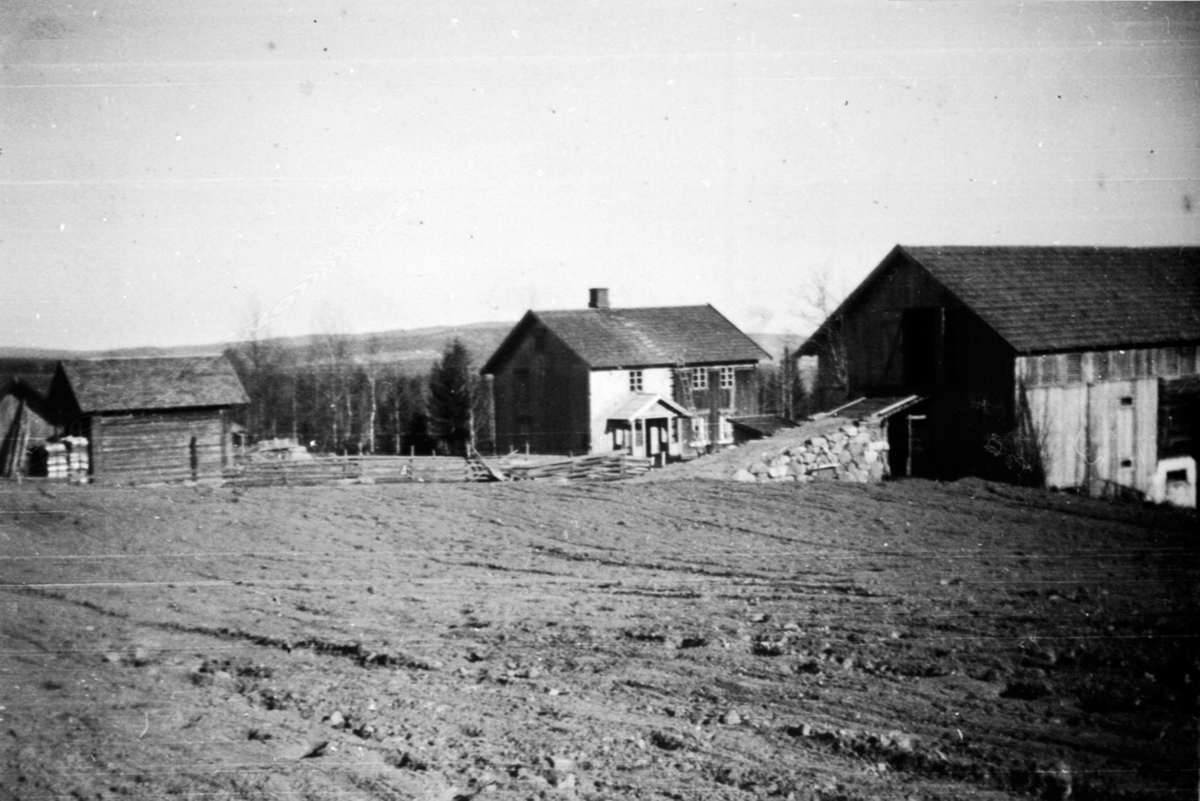Anno Domkirkeodden, Eksteriør, gardsbruk, Allergodt øvre, stabbur, våningshus, låve. Veldre, Ringsaker.
