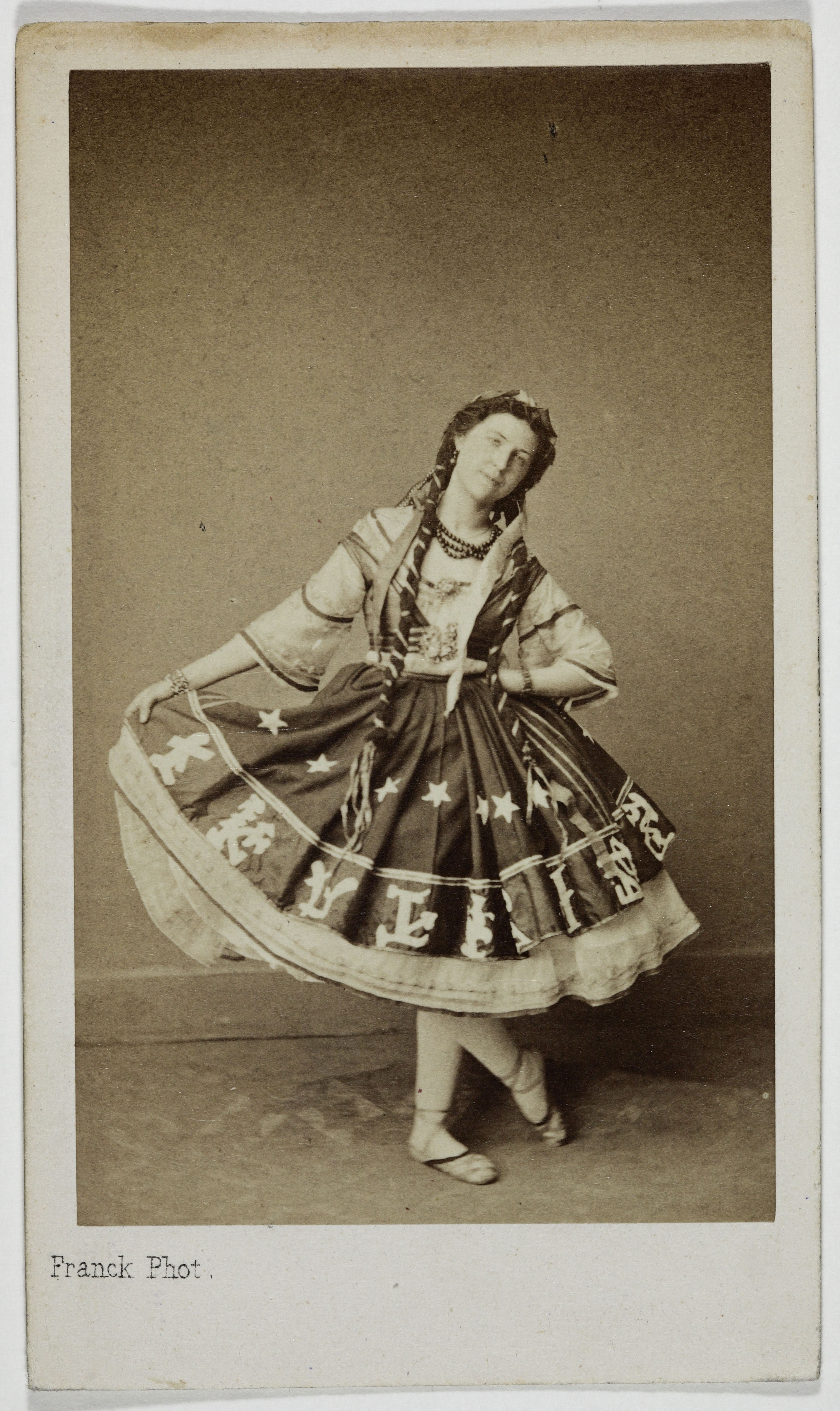 Franck, Portrait d'Alexandrine (?), (danseuse)