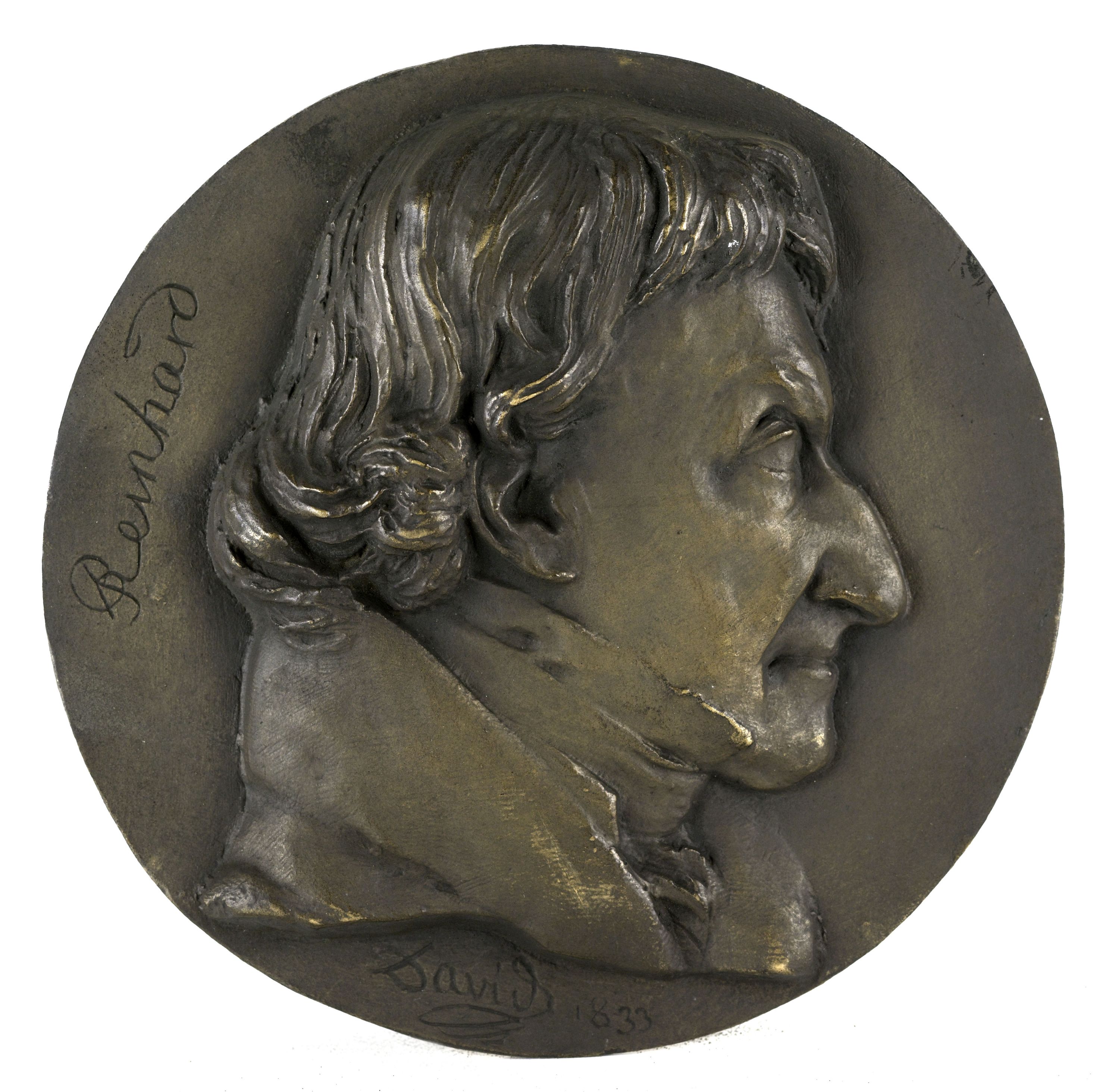 David d'Angers, Portrait de Charles-Frédéric, comte Reinhardt (1761-1837), diplomate