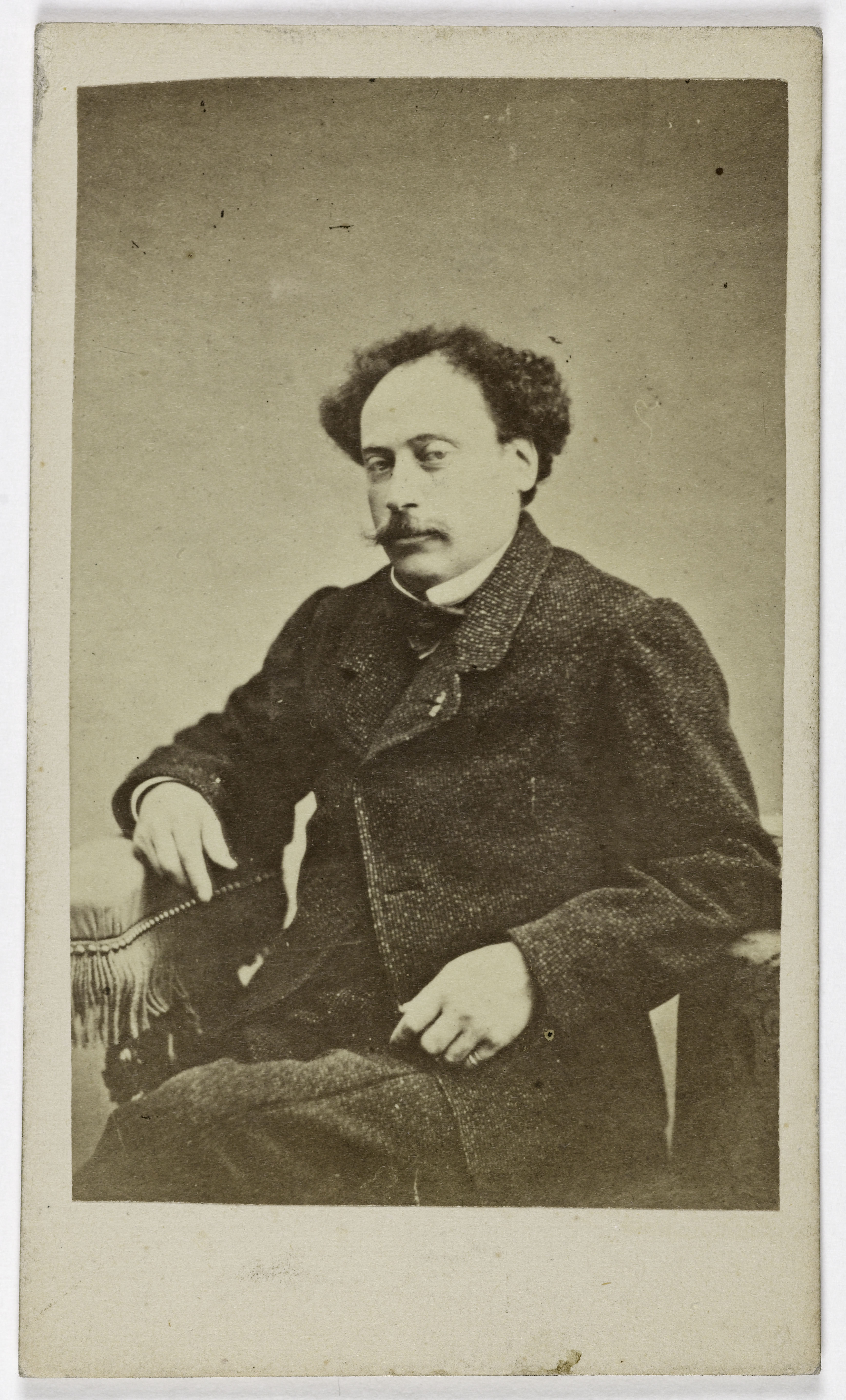 Anonyme, Portrait d'Alexandre Dumas (Fils) (1824-1895), (romancier)