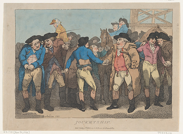 Thomas Rowlandson, Jockeyship
