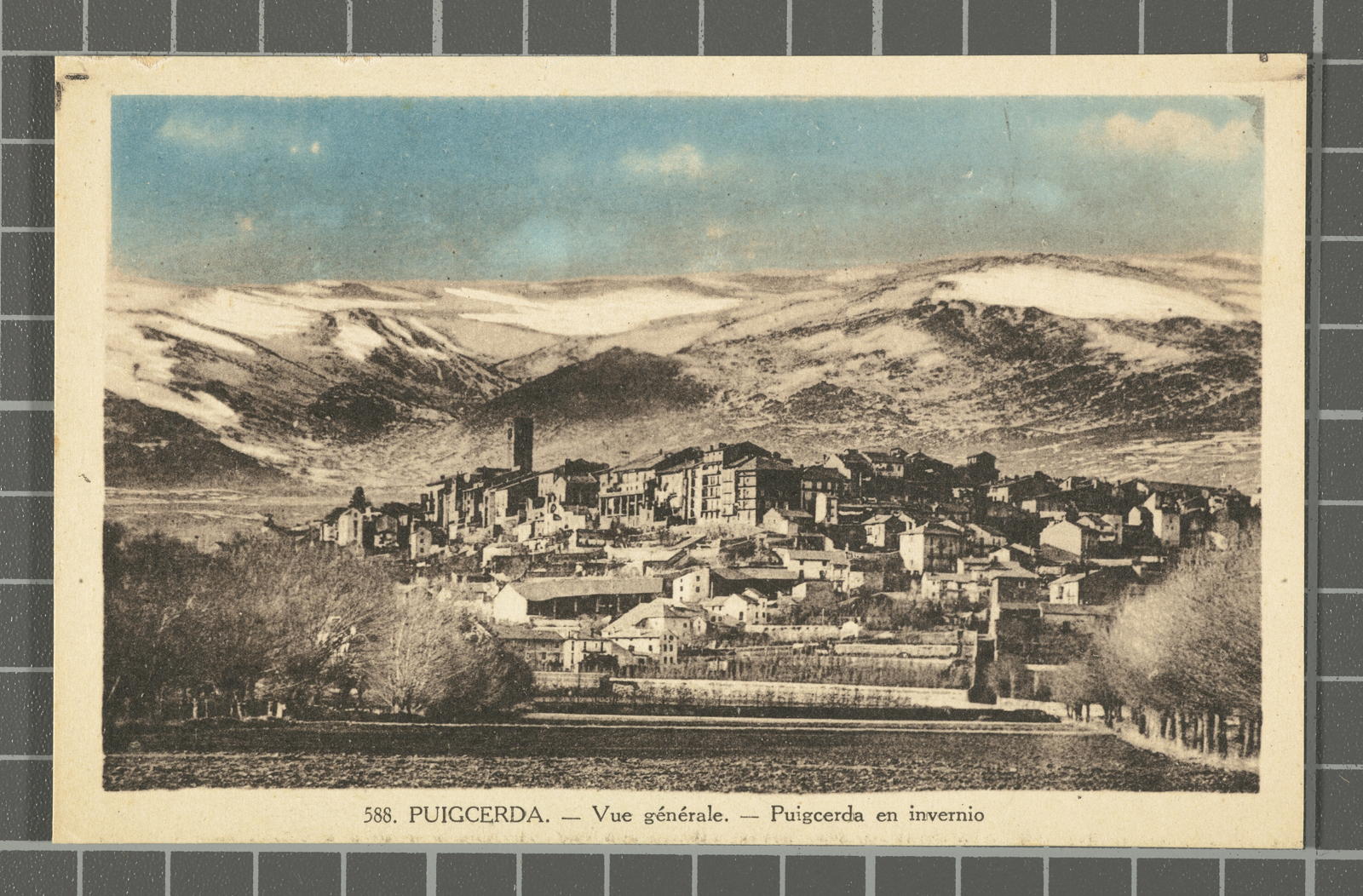 Desconegut, 588. Puigcerda.- Vue générale. Puigcerda at invierno