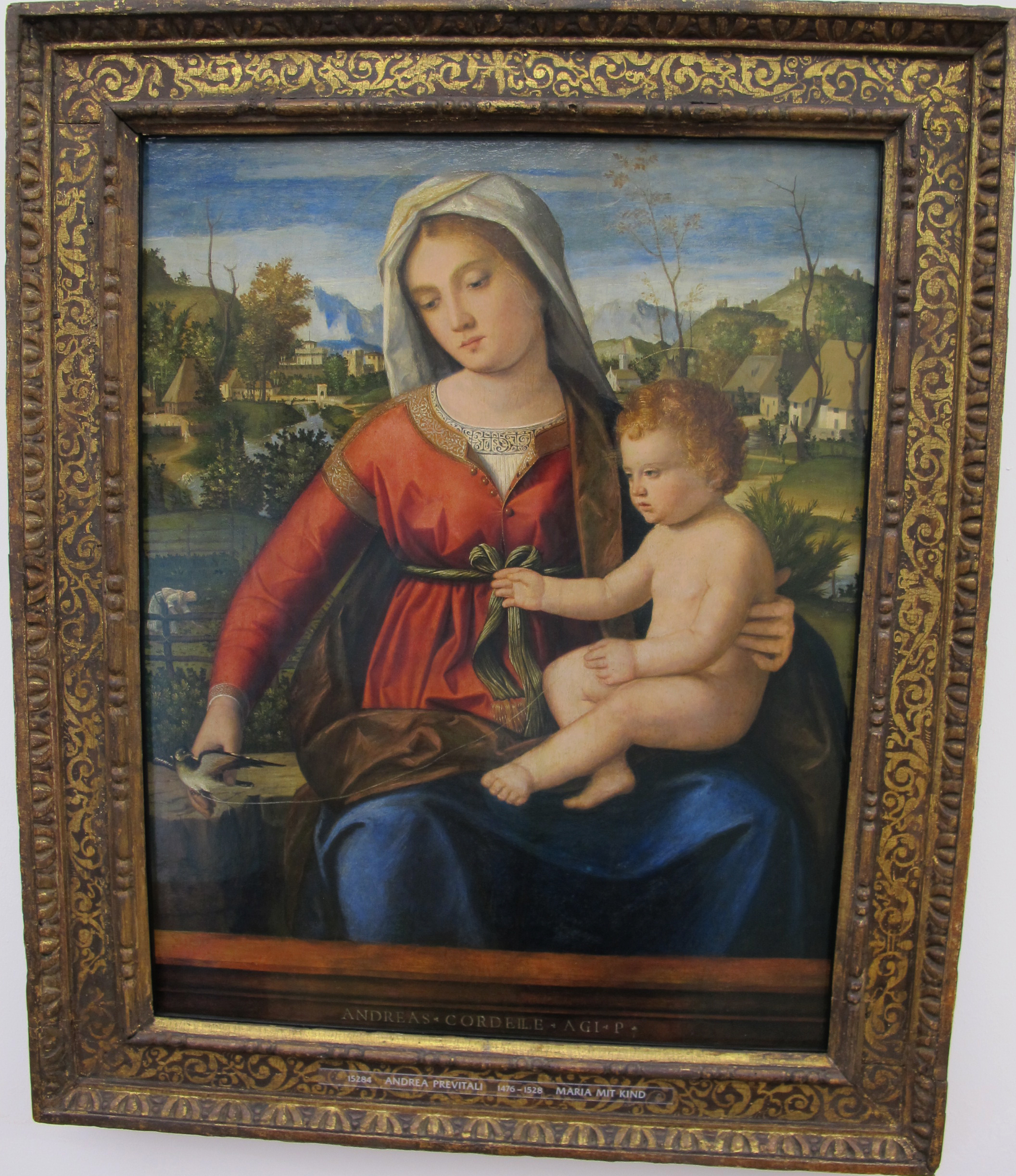 Andrea Previtali, Muttergottes mit Kind