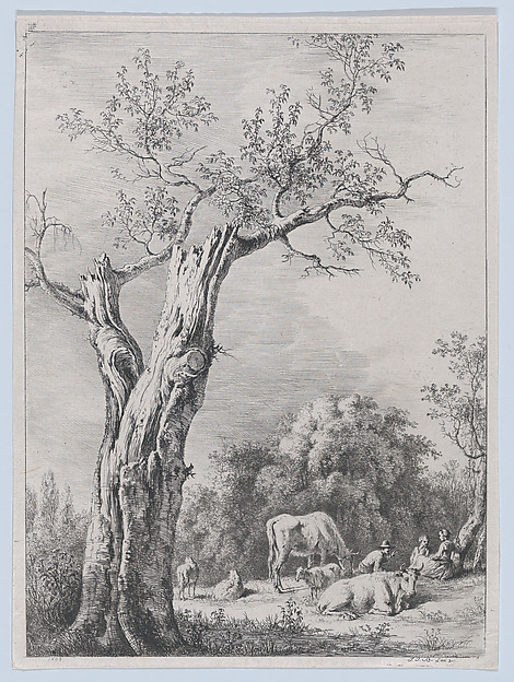 Jean Jacques de Boissieu, Spring, after a drawing completed in Saint-Chamond