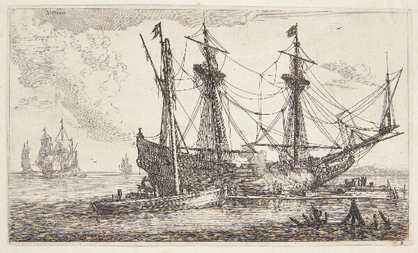 Reinier Zeeman, Reparation af et sejlskib