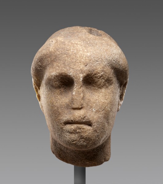 Unknown, Head from a Statue