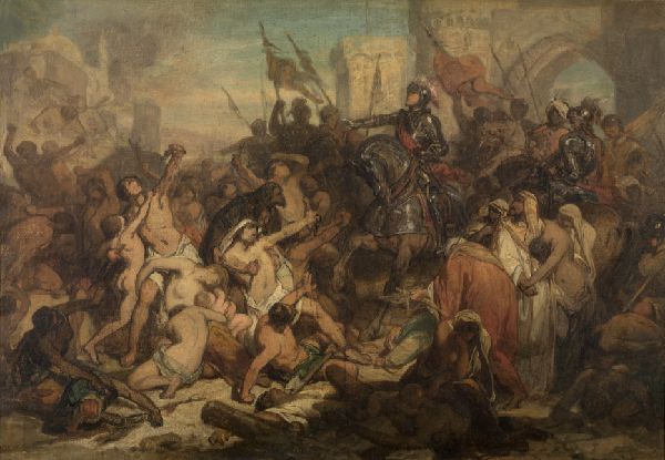 Nicaise De Keyser, Charles V Frees the Slaves in Tunis