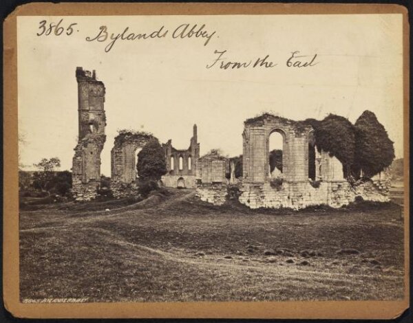 Francis Frith, Bylands Abbey.  From the East