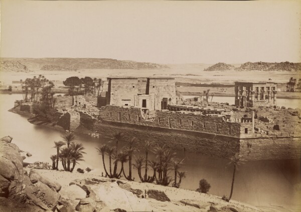 Antonio Beato, [East View of Philae] / [Phile, Vue d'Est]
