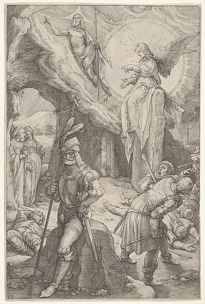 Hendrick Goltzius, The Resurrection, from "The Passion of Christ"