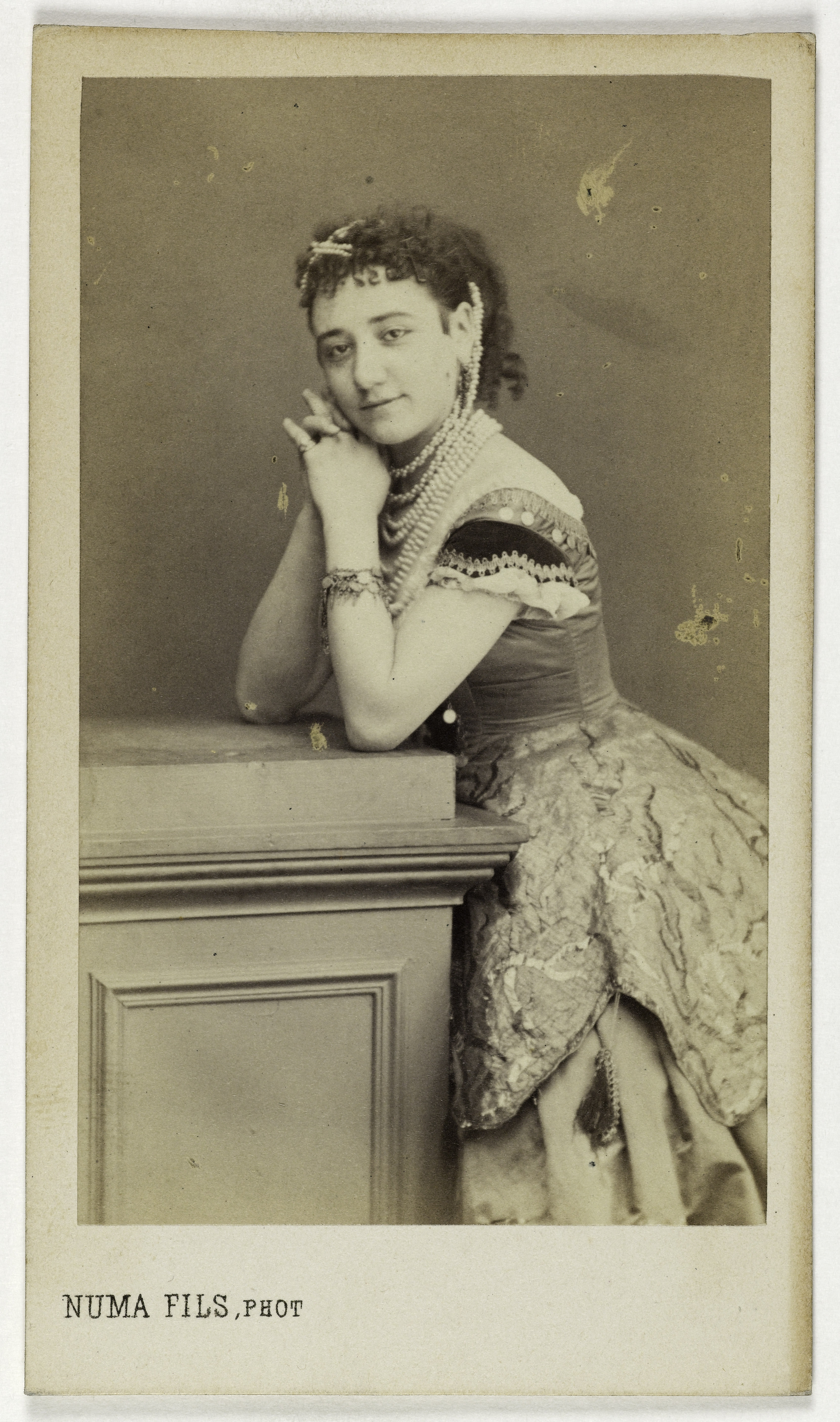 Numa Fils, Portrait de Gravier Gabrielle, (1846-), (actrice)