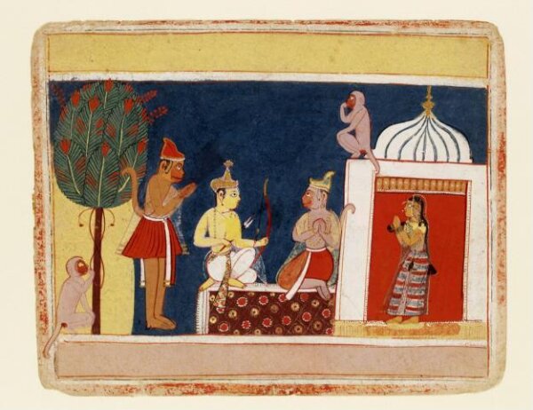 Unknown, Hanuman and Rama