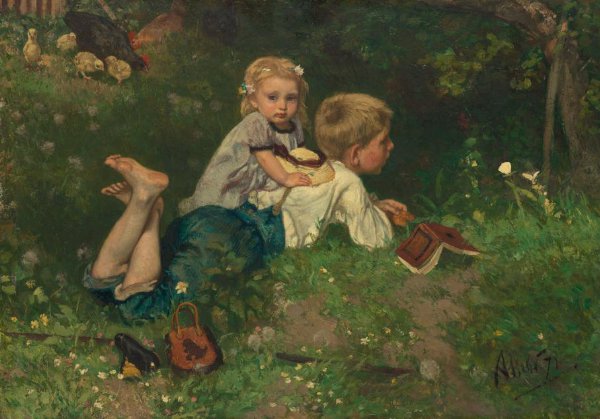 August Allebé, The Butterflies