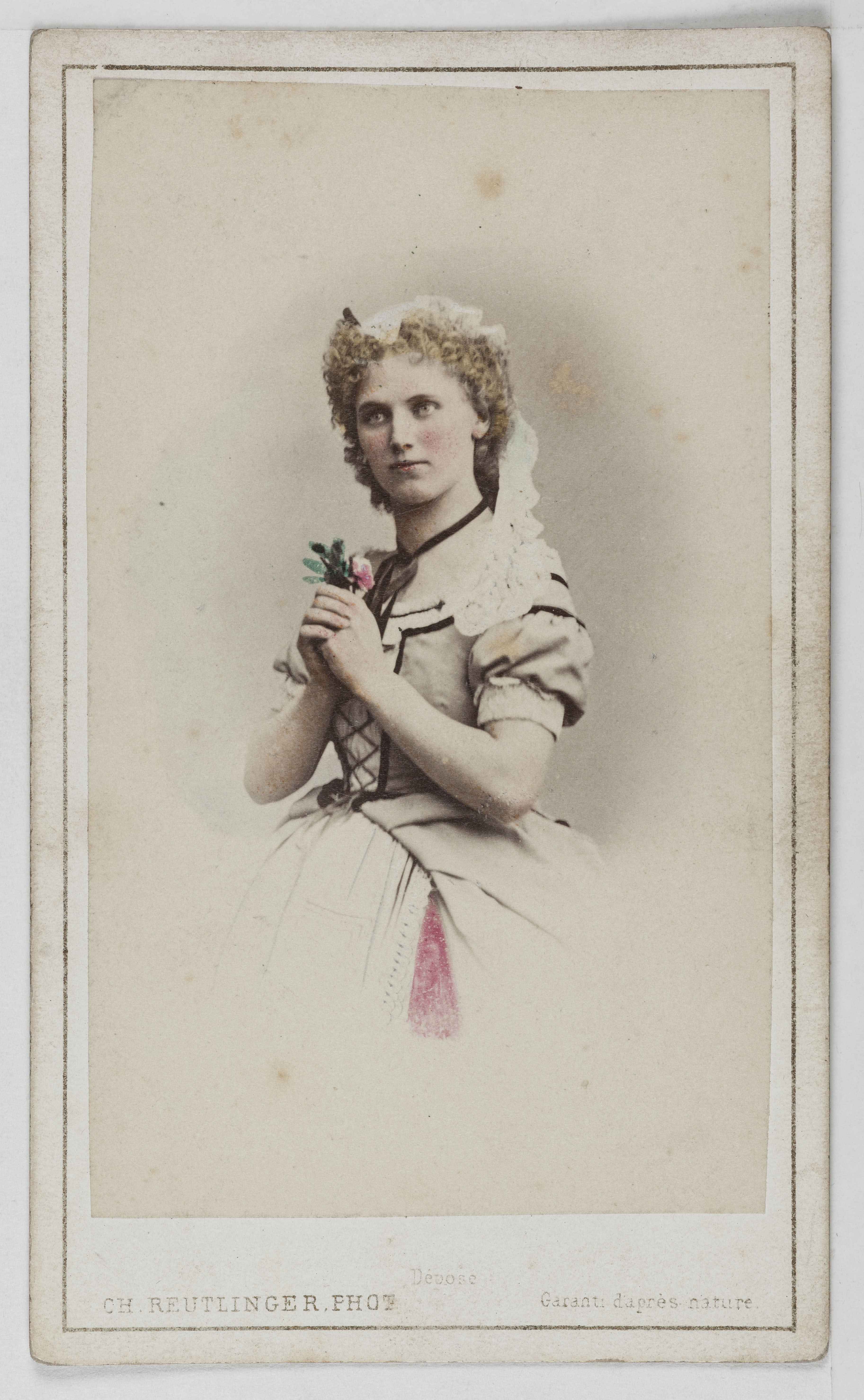 Charles Reutlinger, Portrait de Christine Nilsson (1843-1921), épouse Rouzaud, chanteuse d'opéra suédoise.