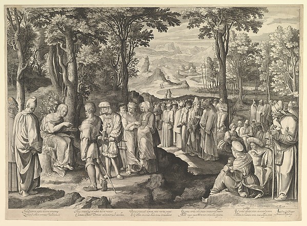 Nicolaes de Bruyn, John the Baptist Preaching in the Desert