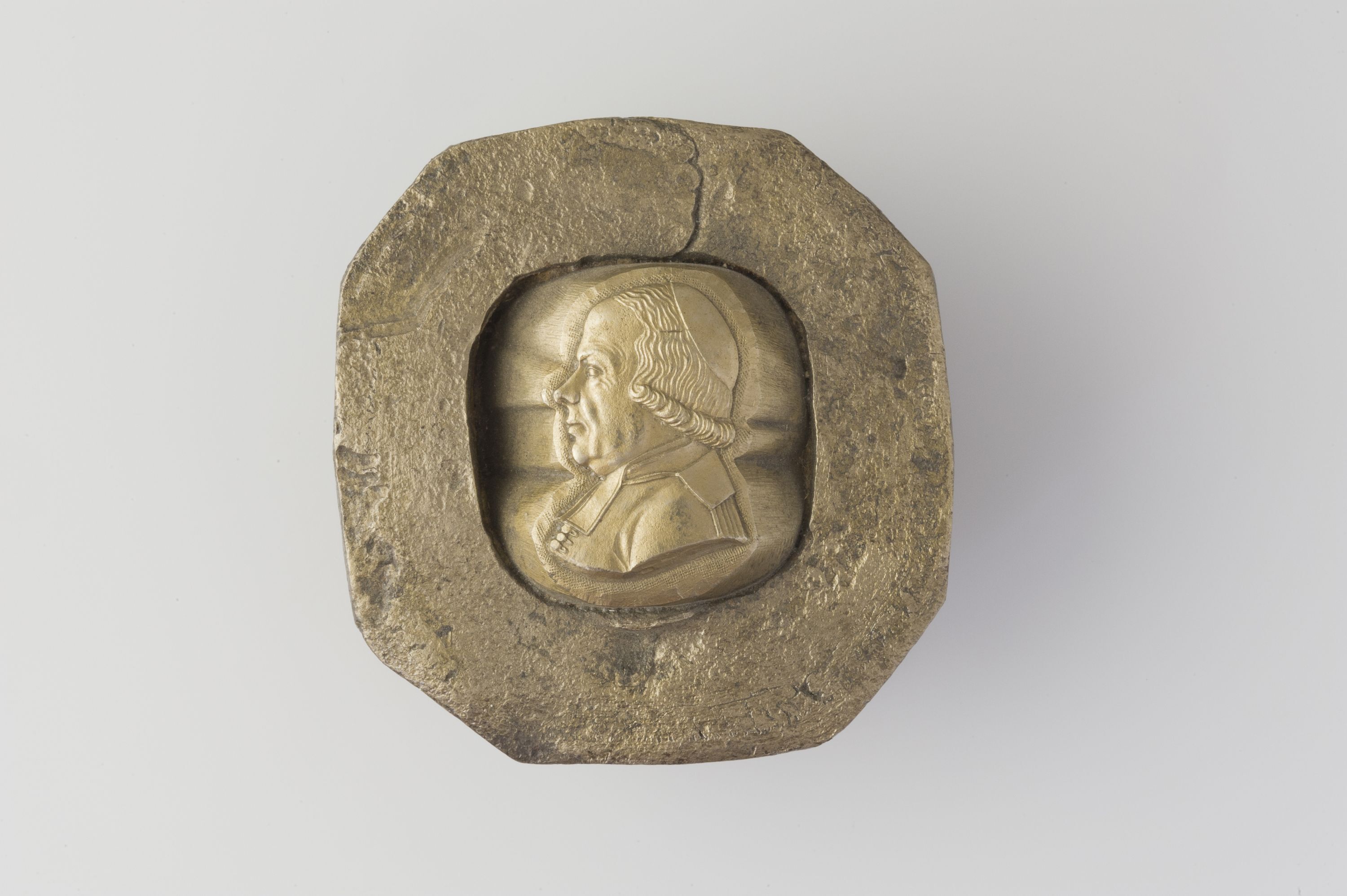 Anonyme, Poinçon : portrait en buste de l'Abbé de l'Épée (?), XIXe siècle