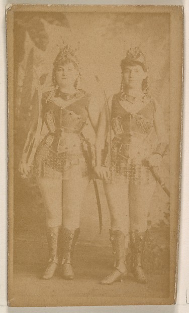 Kinney Brothers Tobacco Company, Lobestinetti, from the Actresses series (N245) issued by Kinney Brothers to promote Sweet Caporal Cigarettes