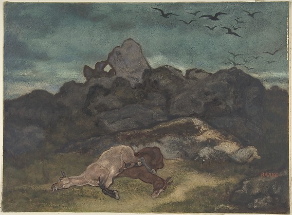 Antoine-Louis Barye, Dead Horses