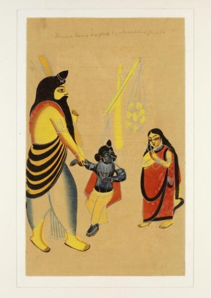 Unknown, Krishna, Narada and Jasoda