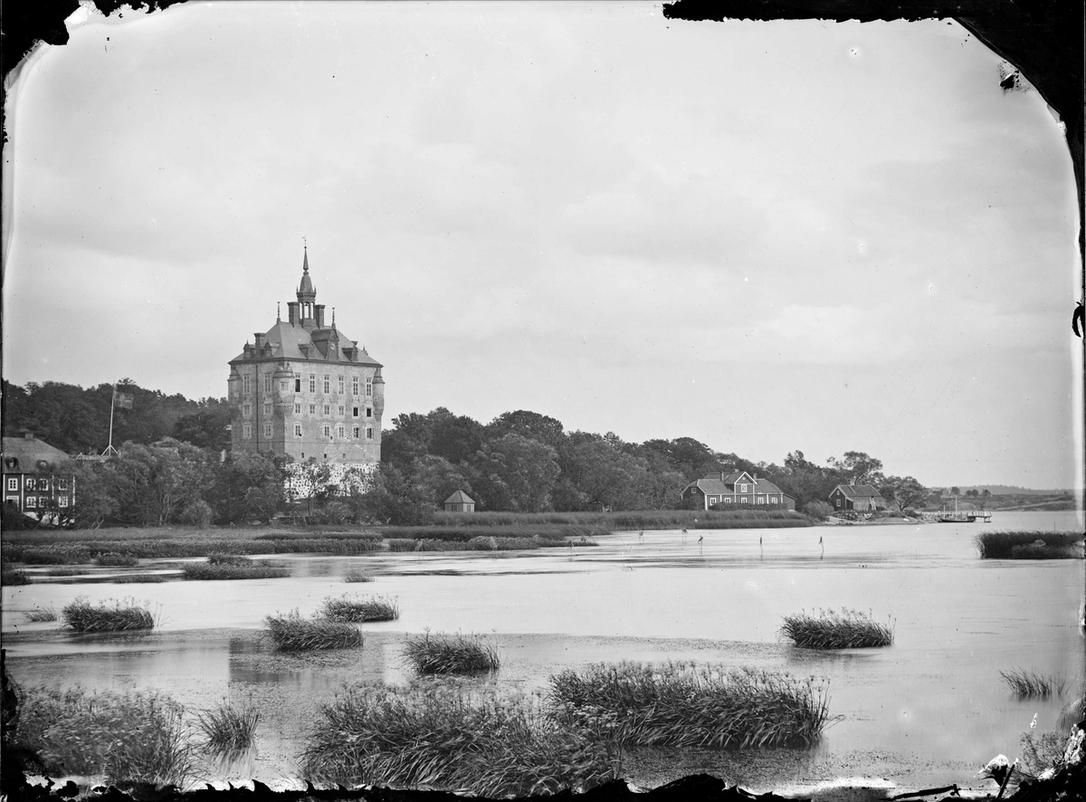 Henri Osti's Fotografiateliér, Wiks Castle from the South, Balingsta parish, Uppland 1860s