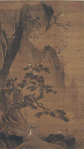 Unidentified artist, Landscape with Birds