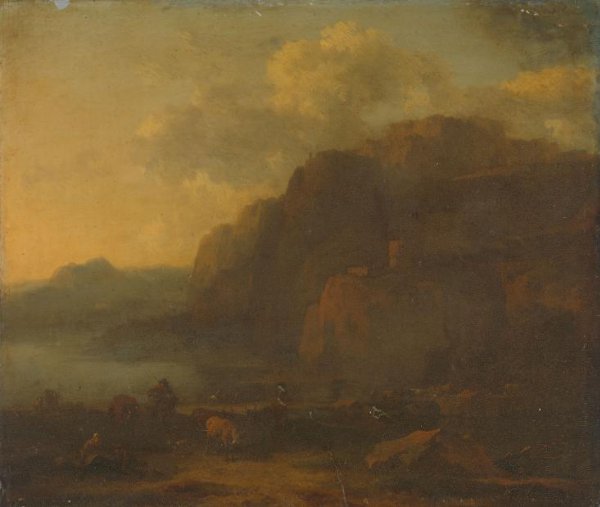 Nicolaes Pietersz Berchem, Italian Landscape