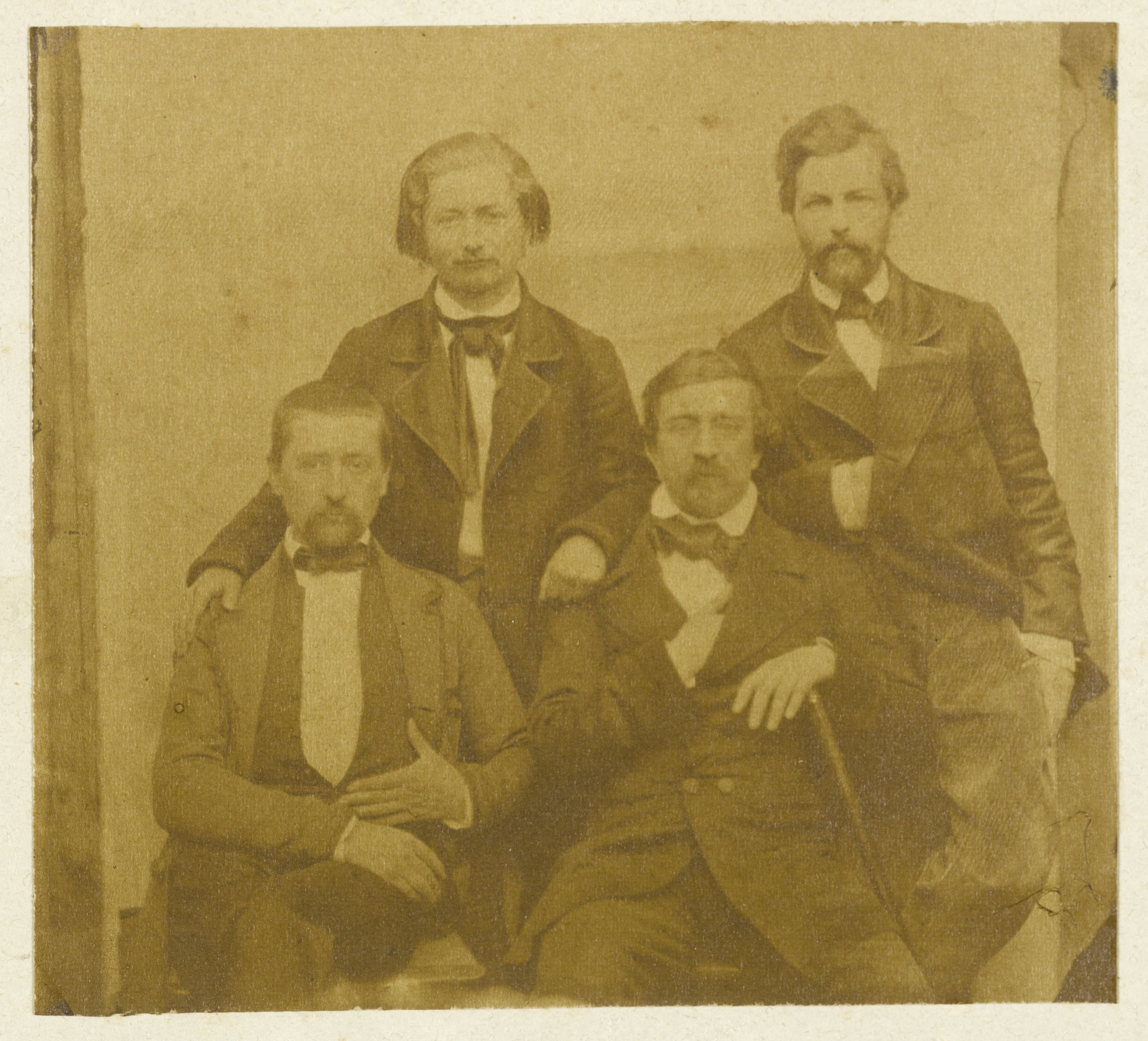 Anonyme, Album Asplet folio 7, photographie de quatre proscrits