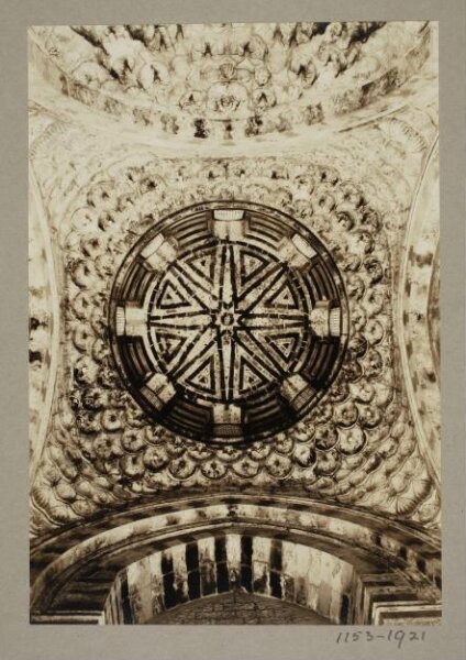 K.A.C. Creswell, Dome and vaulting at the vestibule of the Madrasa of Mamluk Sultan Hasan, Cairo