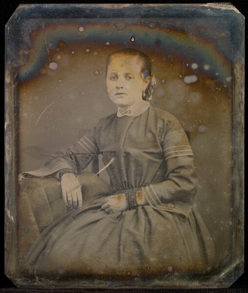 Jacob Byerly, [Portrait of a Seated Young Woman]