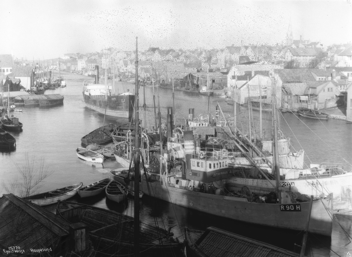 Anders Beer Wilse, "Prot: Haugesund - fra havnen