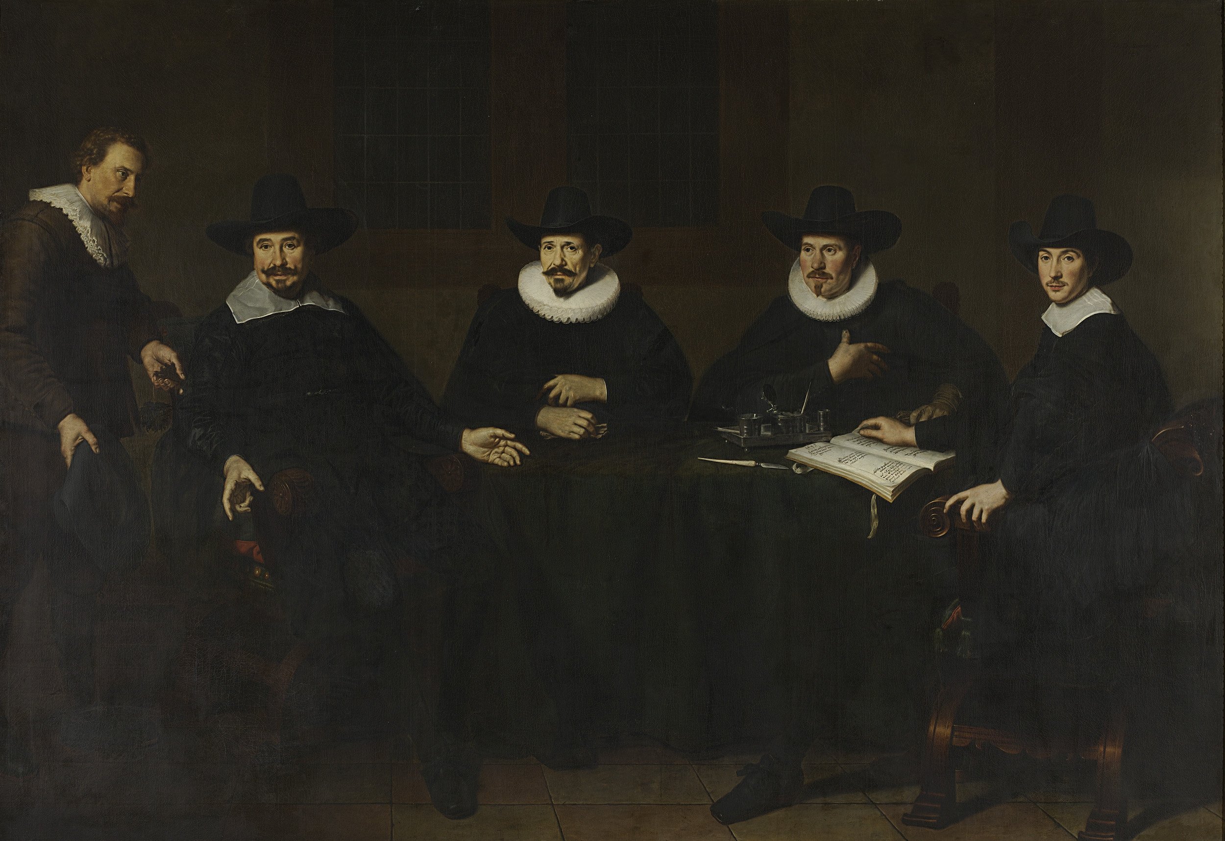 Dirck van Santvoort, The directors of the serge cloth industry, Amsterdam, 1643