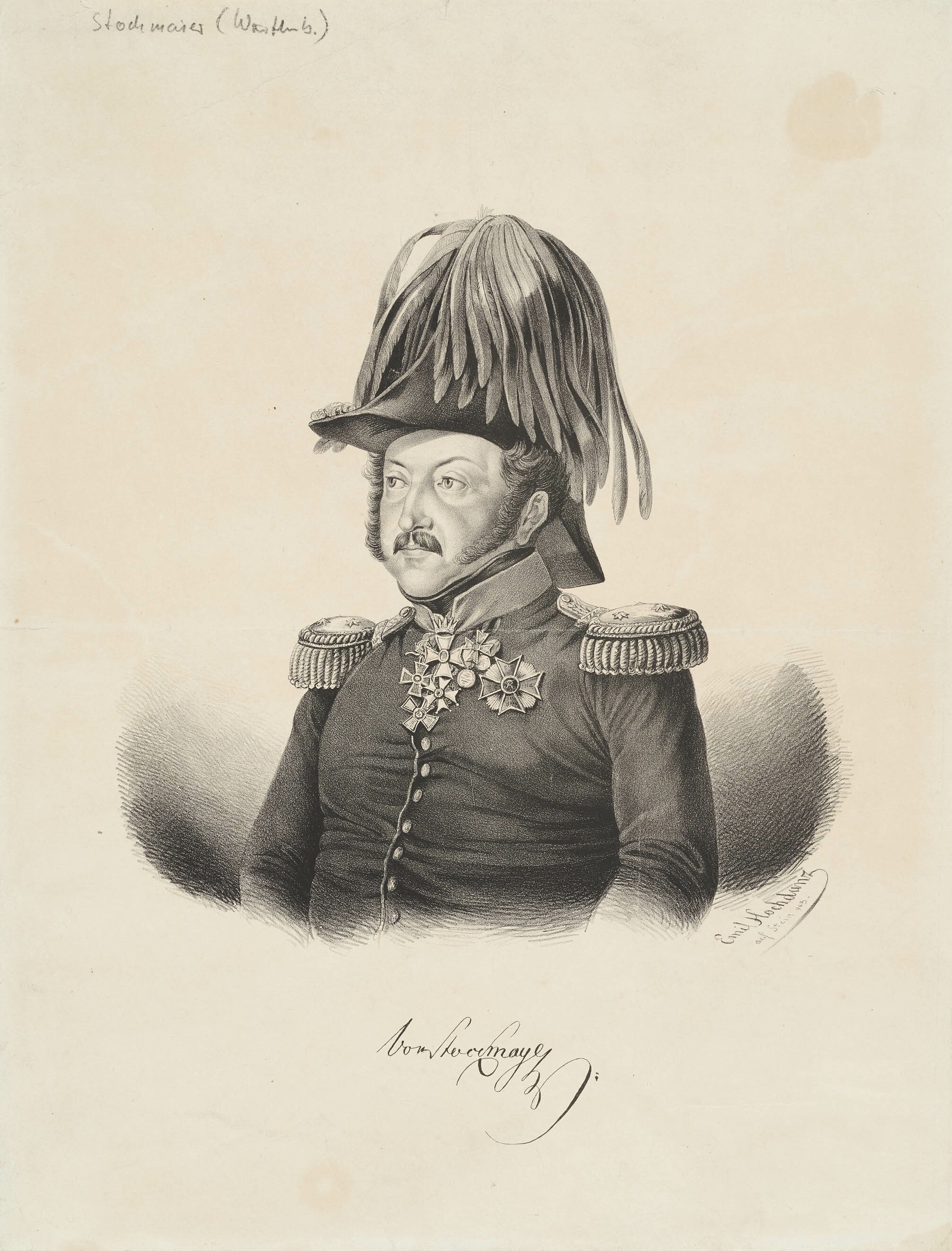 Emil Hochdanz, Bildnis Ludwig Friedrich von Stockmayer