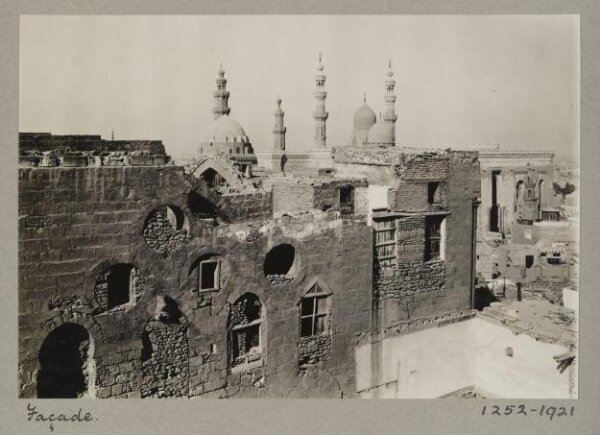 K.A.C. Creswell, Façade of the bimaristan (hospital) of Mamluk Sultan al-Mu'ayyad Shaykh, Cairo