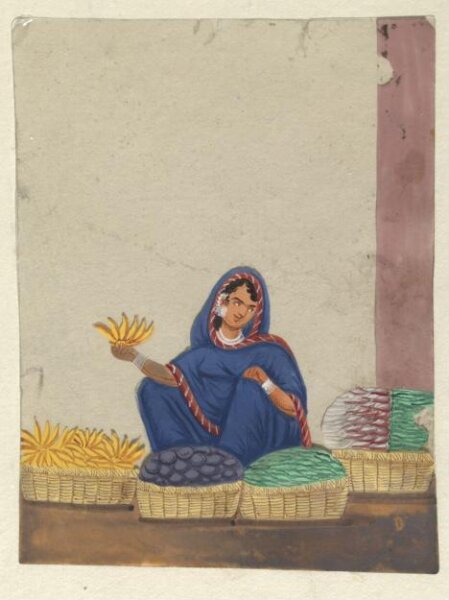 Unknown, One of seventeen paintings of occupations, especially domestic servants.