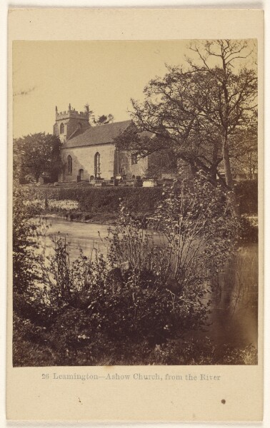 Francis Bedford, Leamington - Ashow Church, from the River.