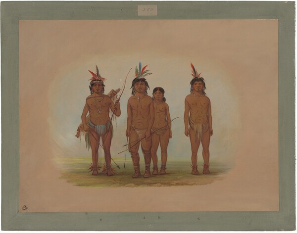 George Catlin, Four Macouchi Indians